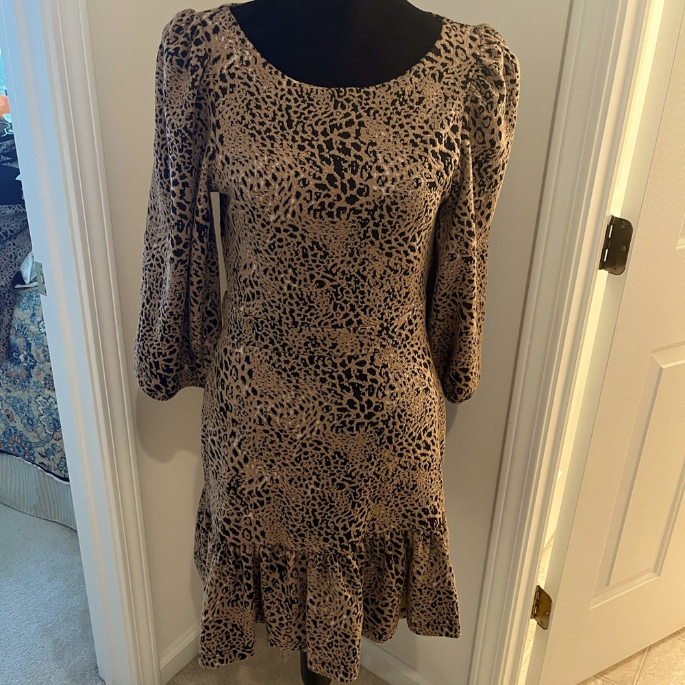 ANTHROPOLOGIE Maeve Knit Cut-Out Mini Dress
